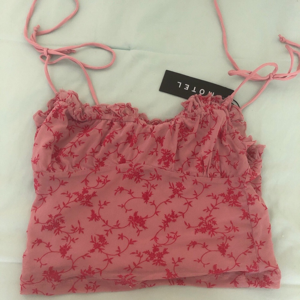 motel rocks floral bloom kalsi tank top